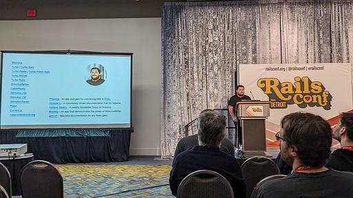 "Wow! If you're looking for a talk on the past, present, and future of Hotwire from someone who has been pivotal to its success, you've got to see @marcoroth's talk! [...]" - @ChaelCodes