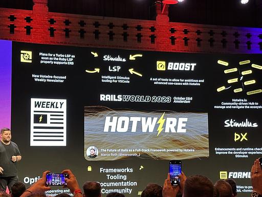 "@marcoroth_ delivering the goods as always. Lots of cool stuff being brought into the hotwire ecosystem 👏" - @itsmeandrea