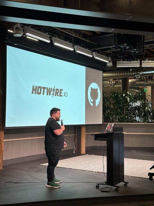 "Learning about hotwire.io the community-driven JavaScript Ecosystem for Server-rendered Web-Applications from @marcoroth_" - @TonsOfFun111