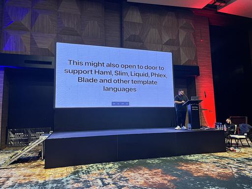 "We might need a kind of HTML abstraction tat will open the door to support other template languages/projects" - @lucianghinda