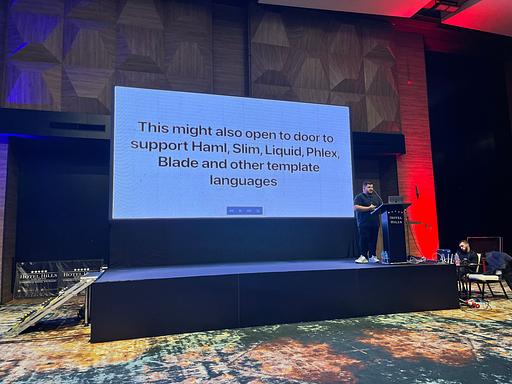 "We might need a kind of HTML abstraction tat will open the door to support other template languages/projects" - @lucianghinda