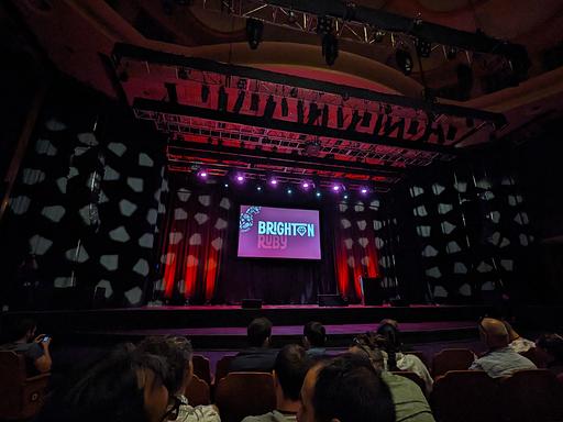 "Excited for #brightonruby today! @andycroll putting on a great show and place to meet #newrubyfriends" - @mitchpascoe