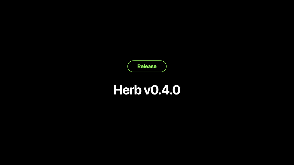Herb Release v0.4.0