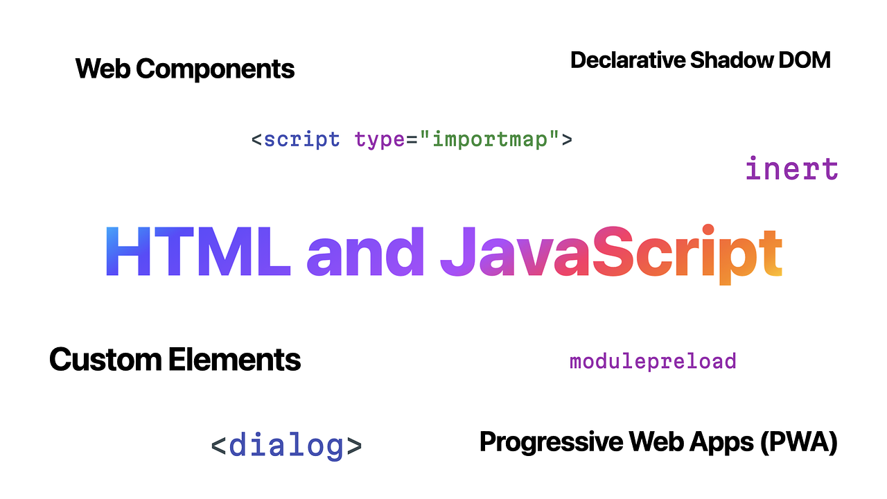 Advancements in HTML and JavaScript