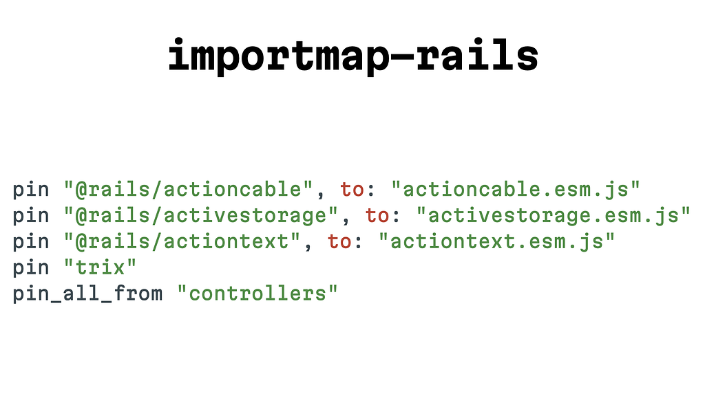 importmap-rails package mapping