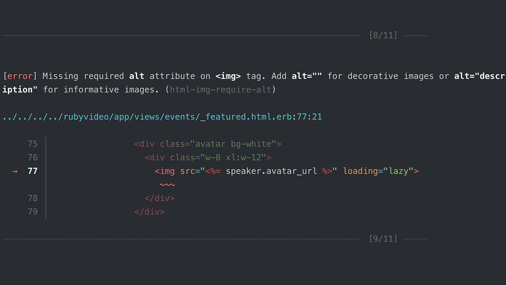 Offense in CLI output